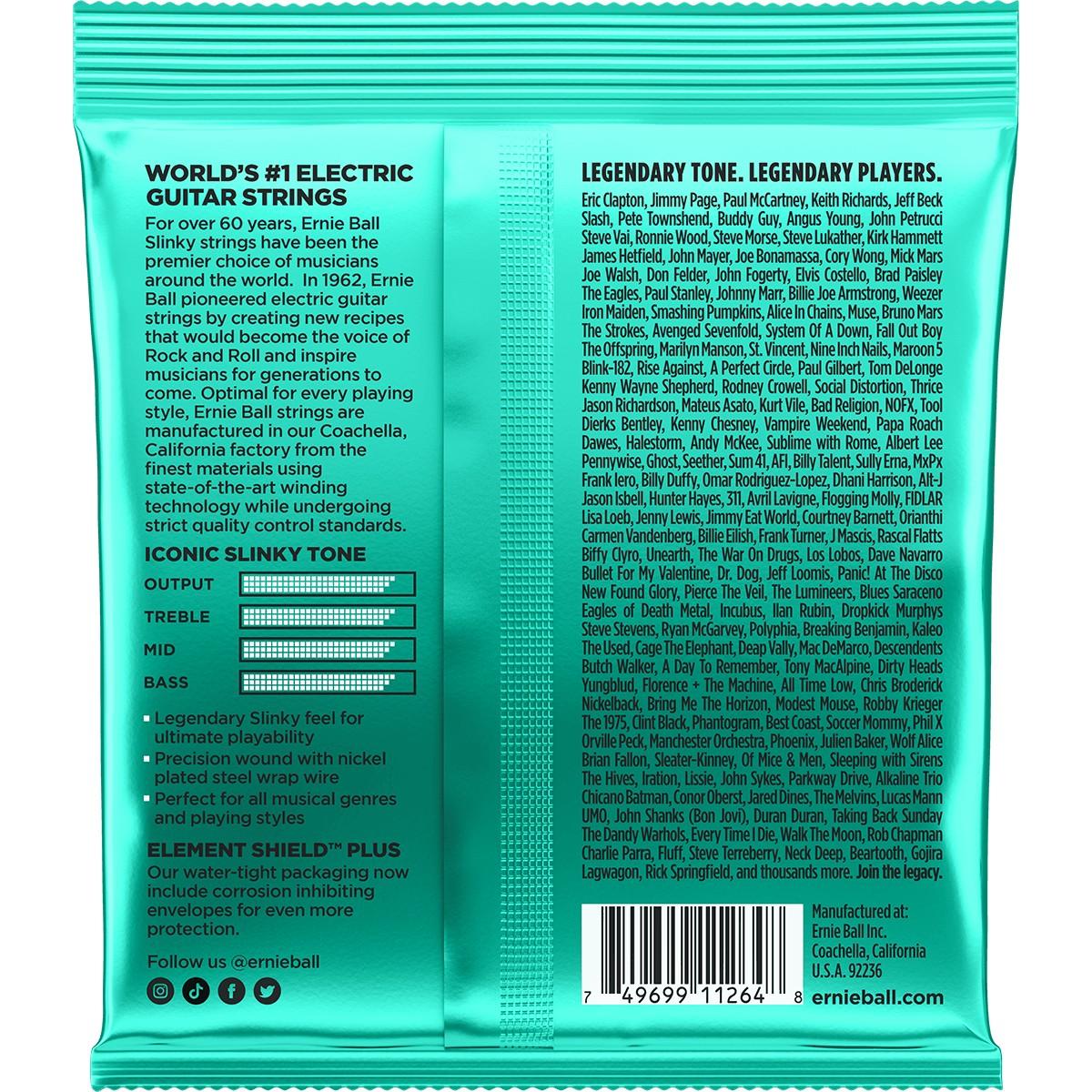 ERNIE BALL Cordes Electriques Slinky Nickel Wound Pack