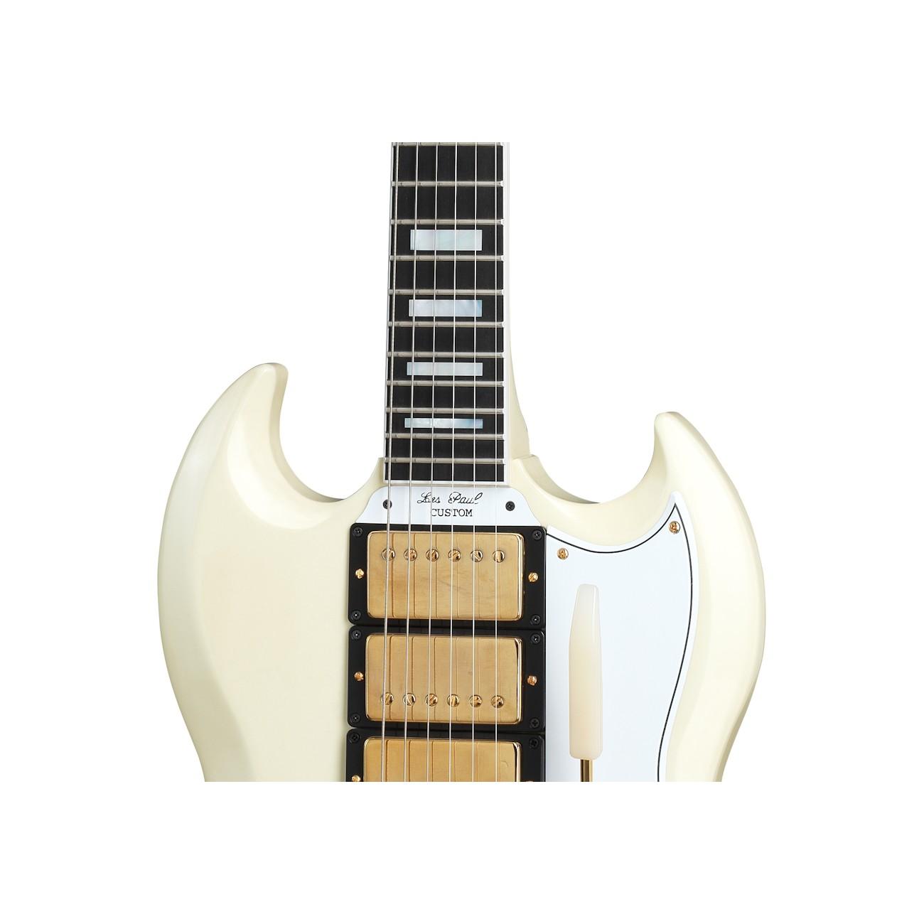 GIBSON CUSTOM 1963 Les Paul SG Custom Reissue With Maestro Vibrola 1 GIBSON CUSTOM 1963 Les Paul SG Custom Reissue With Maestro Vibrola
