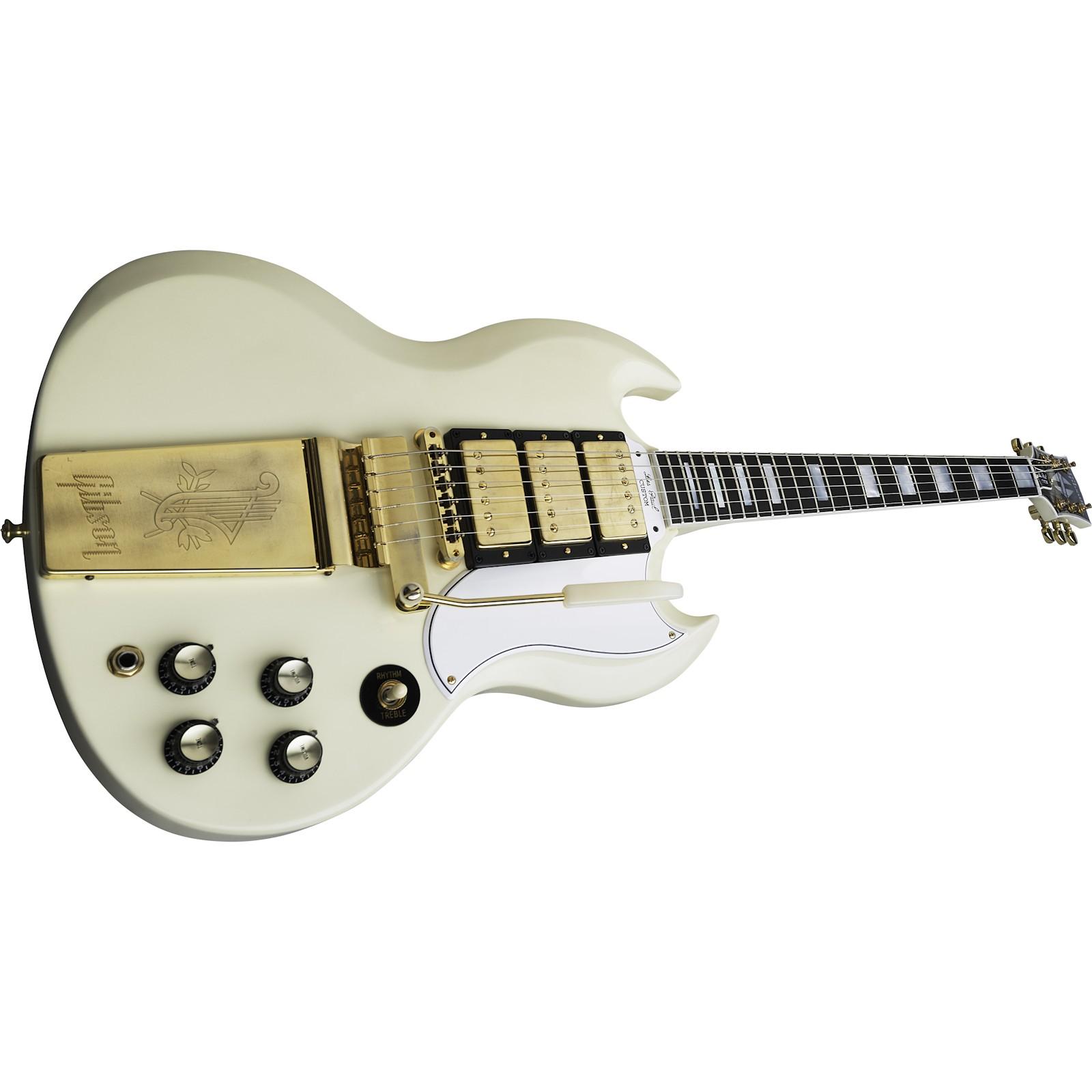 GIBSON CUSTOM 1963 Les Paul SG Custom Reissue With Maestro Vibrola 6 GIBSON CUSTOM 1963 Les Paul SG Custom Reissue With Maestro Vibrola