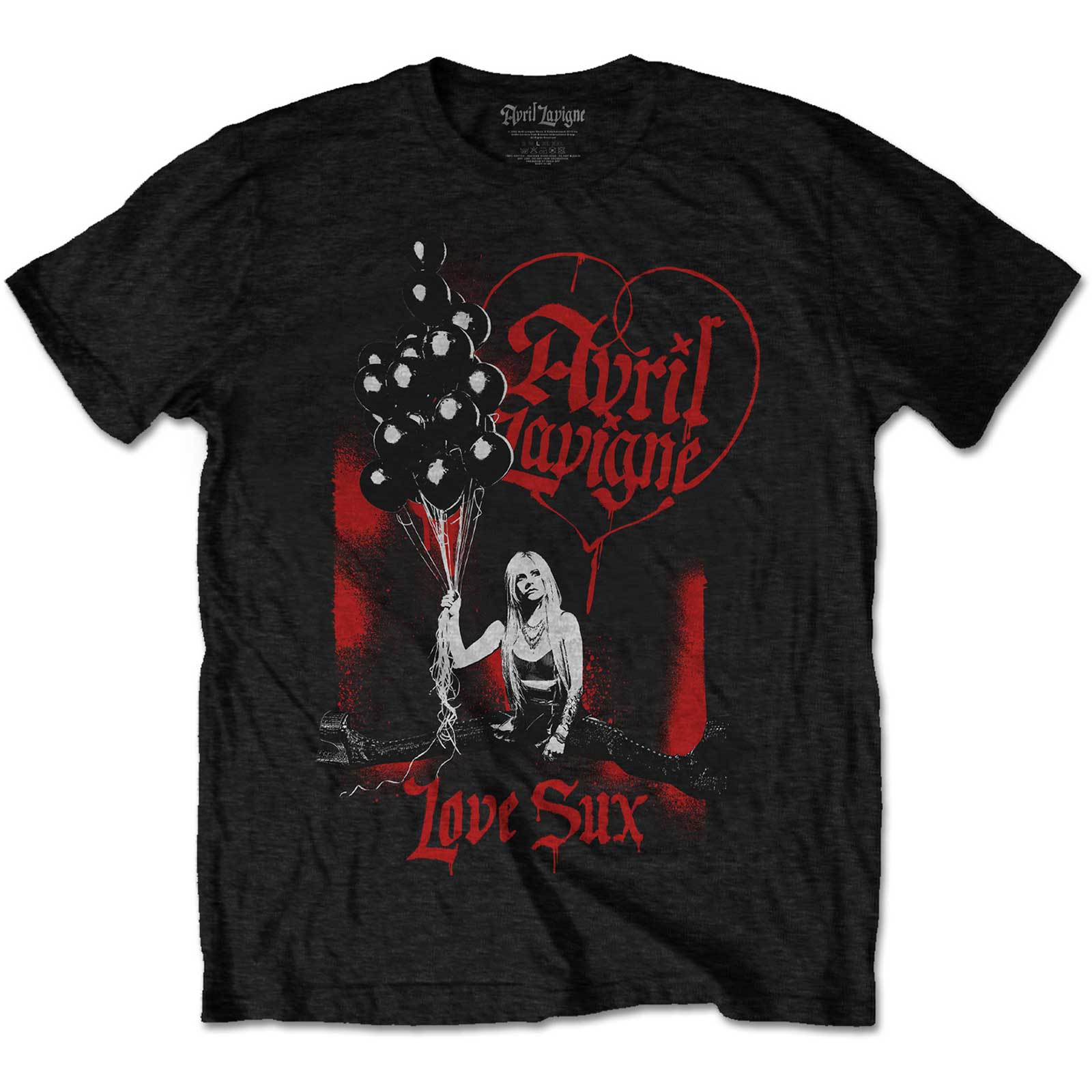 T-shirt AVRIL LAVIGNE Love Sux Balloons