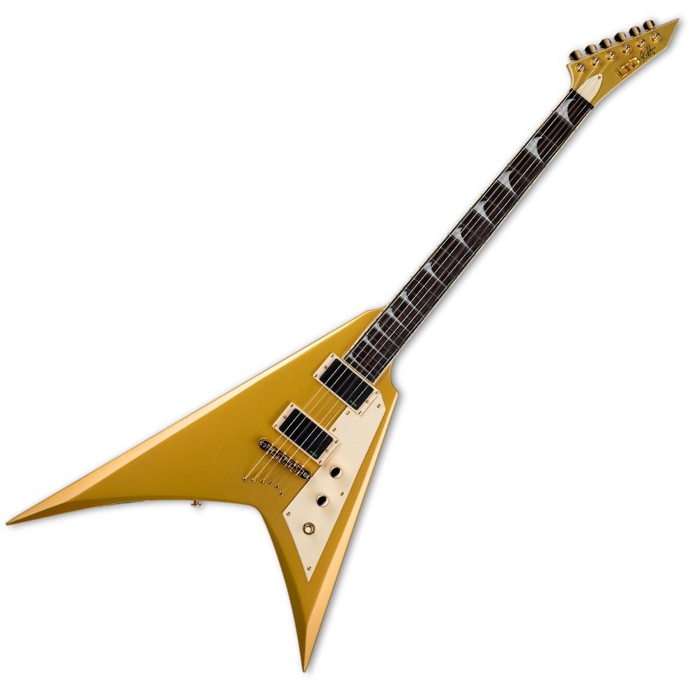 ESP LTD Kirk Hammett KH V Metallic Gold