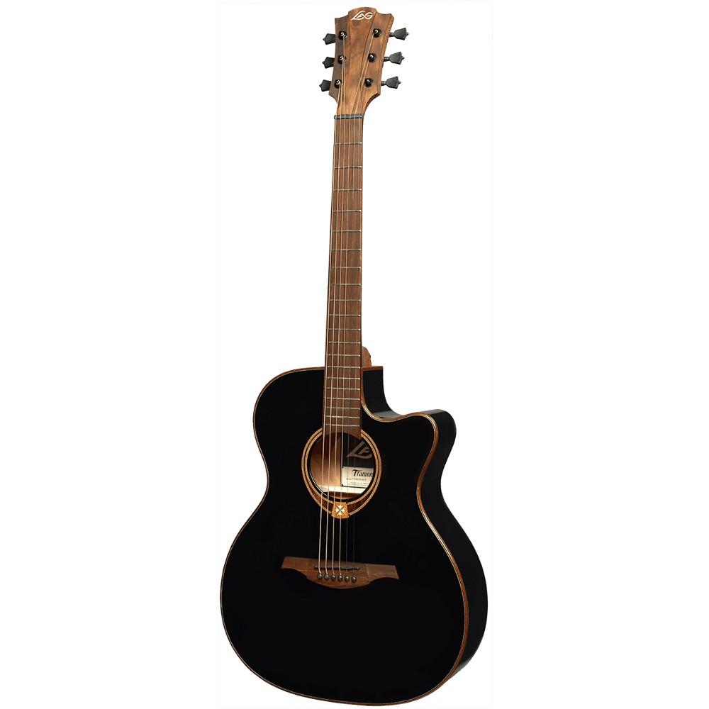 LAG Tramontane 118 Auditorium Cutaway Electro Black front 22 LAG Tramontane 118 Auditorium Cutaway Electro Black