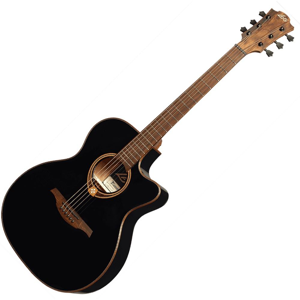 LAG Tramontane 118 Auditorium Cutaway Electro Black