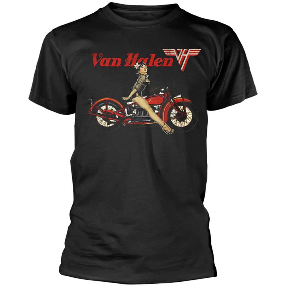 VAN HALEN Pin up Motorcycle