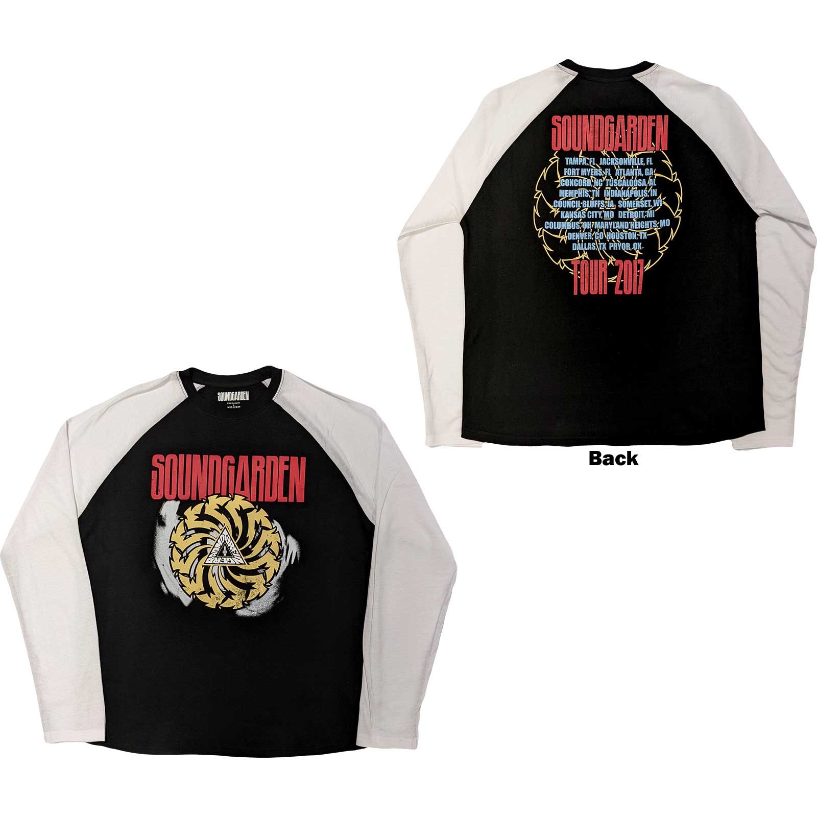 T-shirt SOUNDGARDEN Tour 2017 T-shirt SOUNDGARDEN Tour 2017