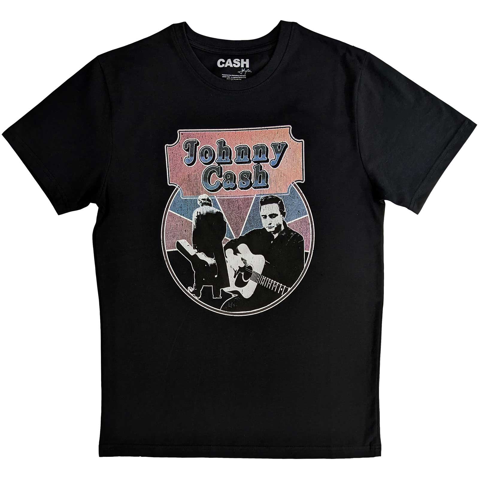 JOHNNY CASH Walking Guitar And Front On