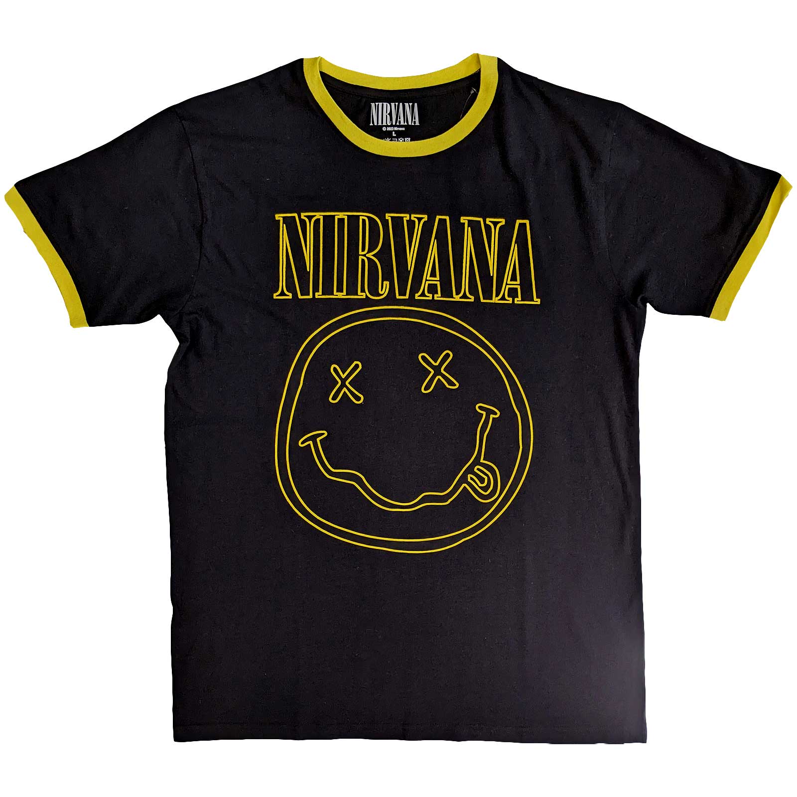 NIRVANA Outline Happy Face