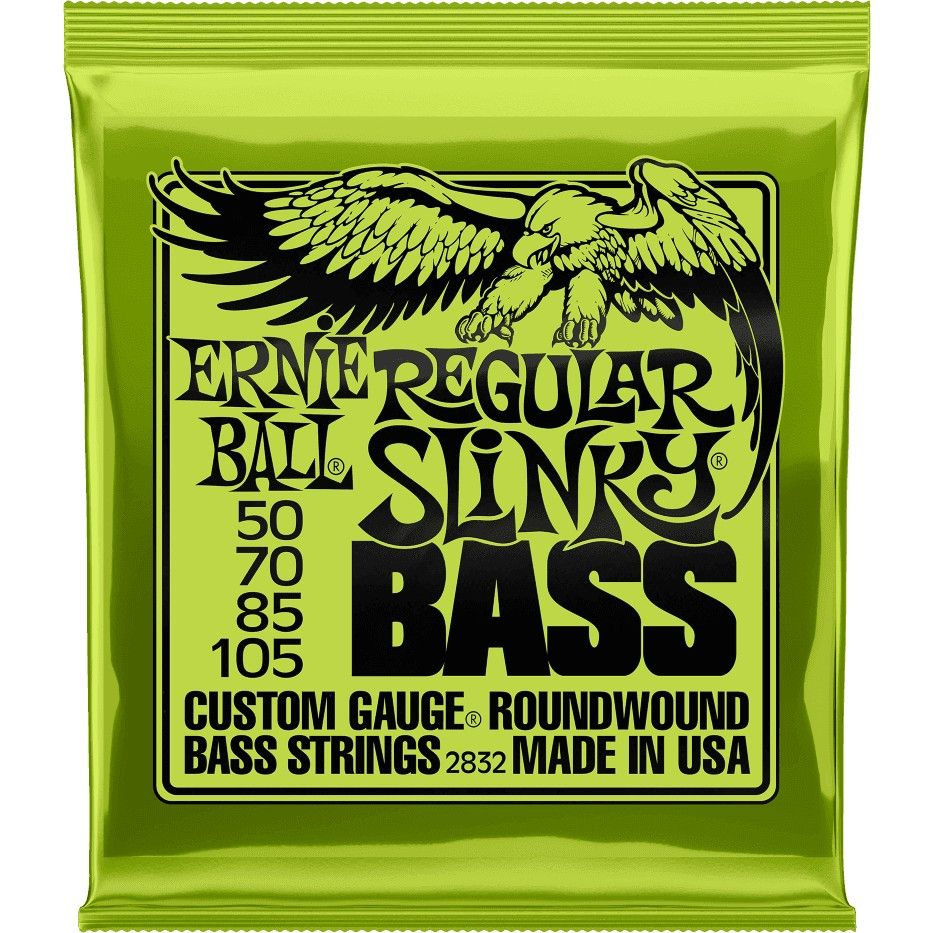ERNIE BALL Cordes Basses Slinky Nickel Wound Jeu Regular Slinky