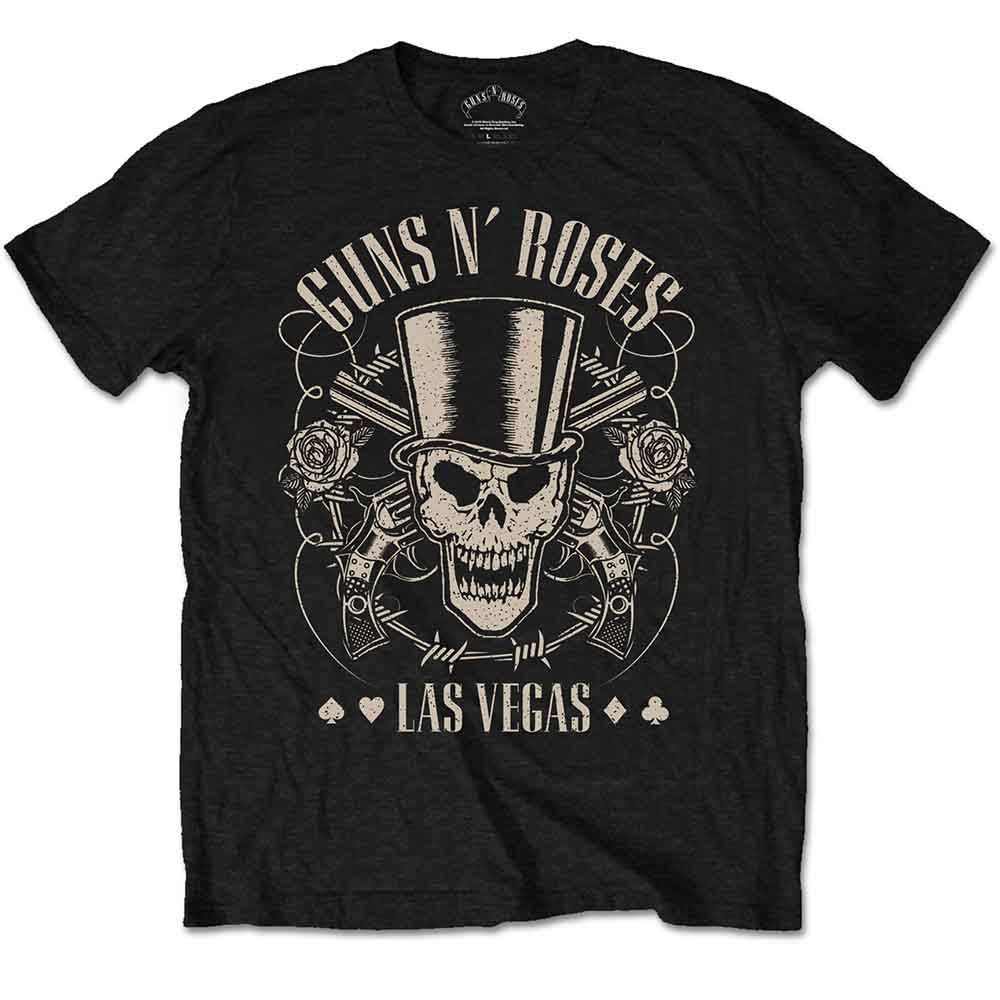 GUNS N ROSES Top Hat Skull Pistols Las Vegas