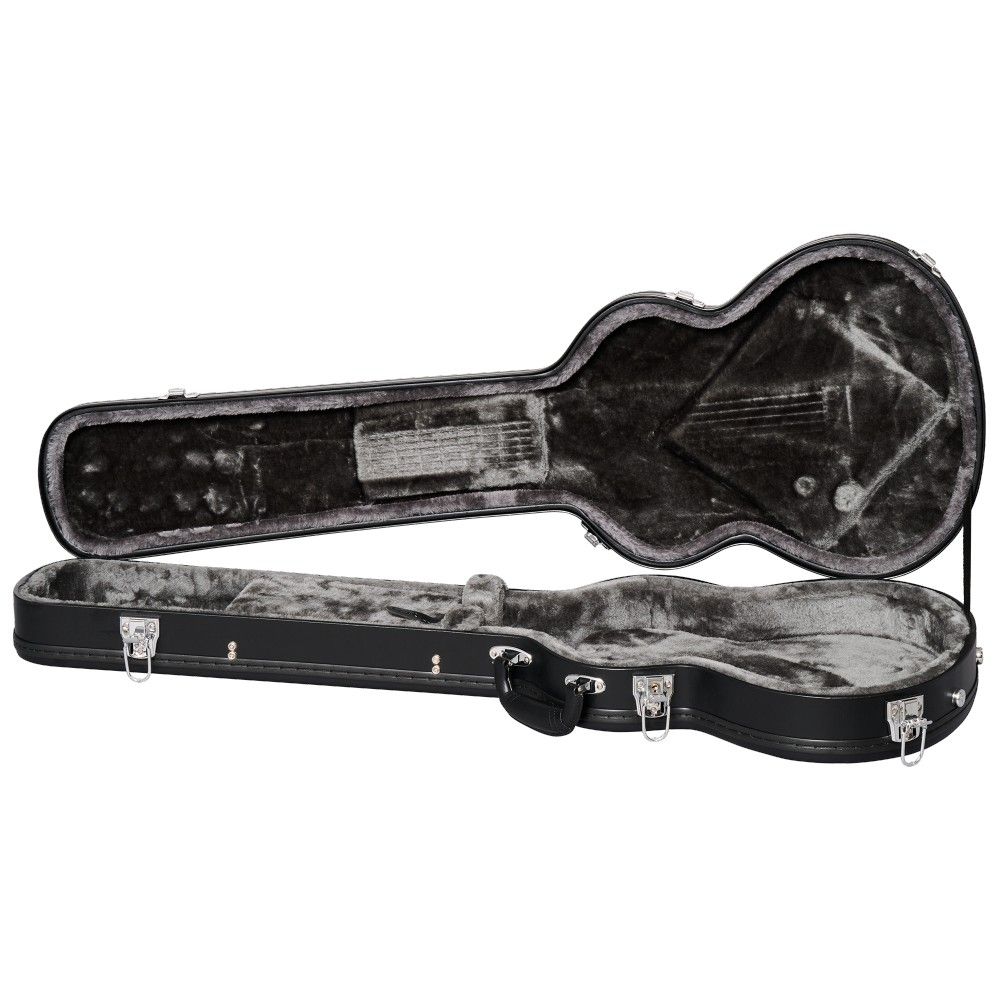 EPIPHONE Waxx Nighthawk Studio case open EPIPHONE Waxx Nighthawk Studio