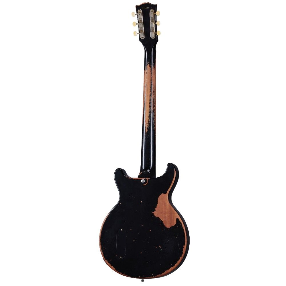 GIBSON CUSTOM MURPHY LAB 1960 Les Paul Junior Double Cut Ebony Ultra Heavy Aged back GIBSON CUSTOM MURPHY LAB 1960 Les Paul Junior Double Cut Ebony Ultra Heavy Aged