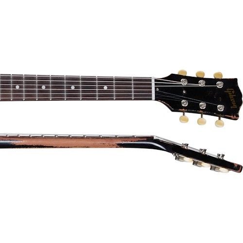 GIBSON CUSTOM MURPHY LAB 1960 Les Paul Junior Double Cut Ebony Ultra Heavy Aged hs GIBSON CUSTOM MURPHY LAB 1960 Les Paul Junior Double Cut Ebony Ultra Heavy Aged