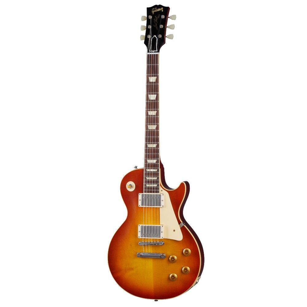 GIBSON CUSTOM MURPHY LAB 1958 Les Paul Standard Washed Cherry Sunburst Ultra Light Aged front GIBSON CUSTOM MURPHY LAB 1958 Les Paul Standard Washed Cherry Sunburst Ultra Light Aged