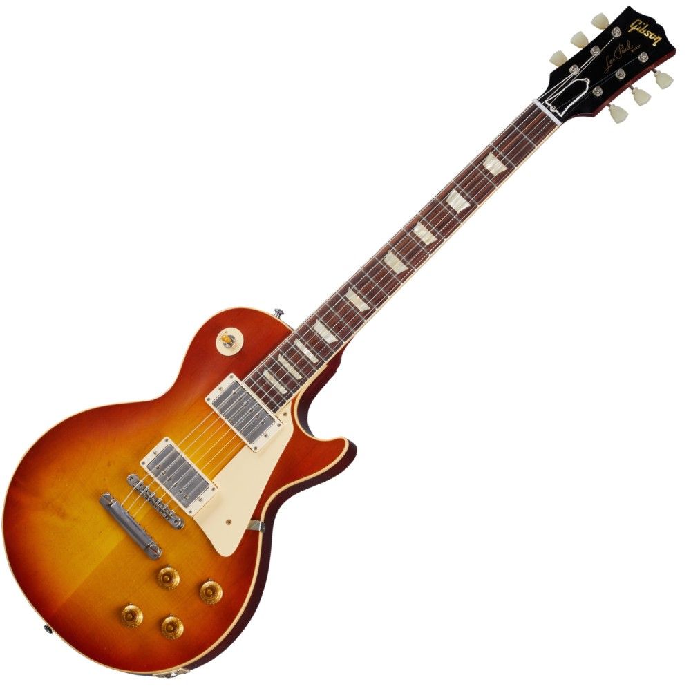 GIBSON CUSTOM MURPHY LAB 1958 Les Paul Standard Washed Cherry Sunburst Ultra Light Aged lean GIBSON CUSTOM MURPHY LAB 1958 Les Paul Standard Washed Cherry Sunburst Ultra Light Aged
