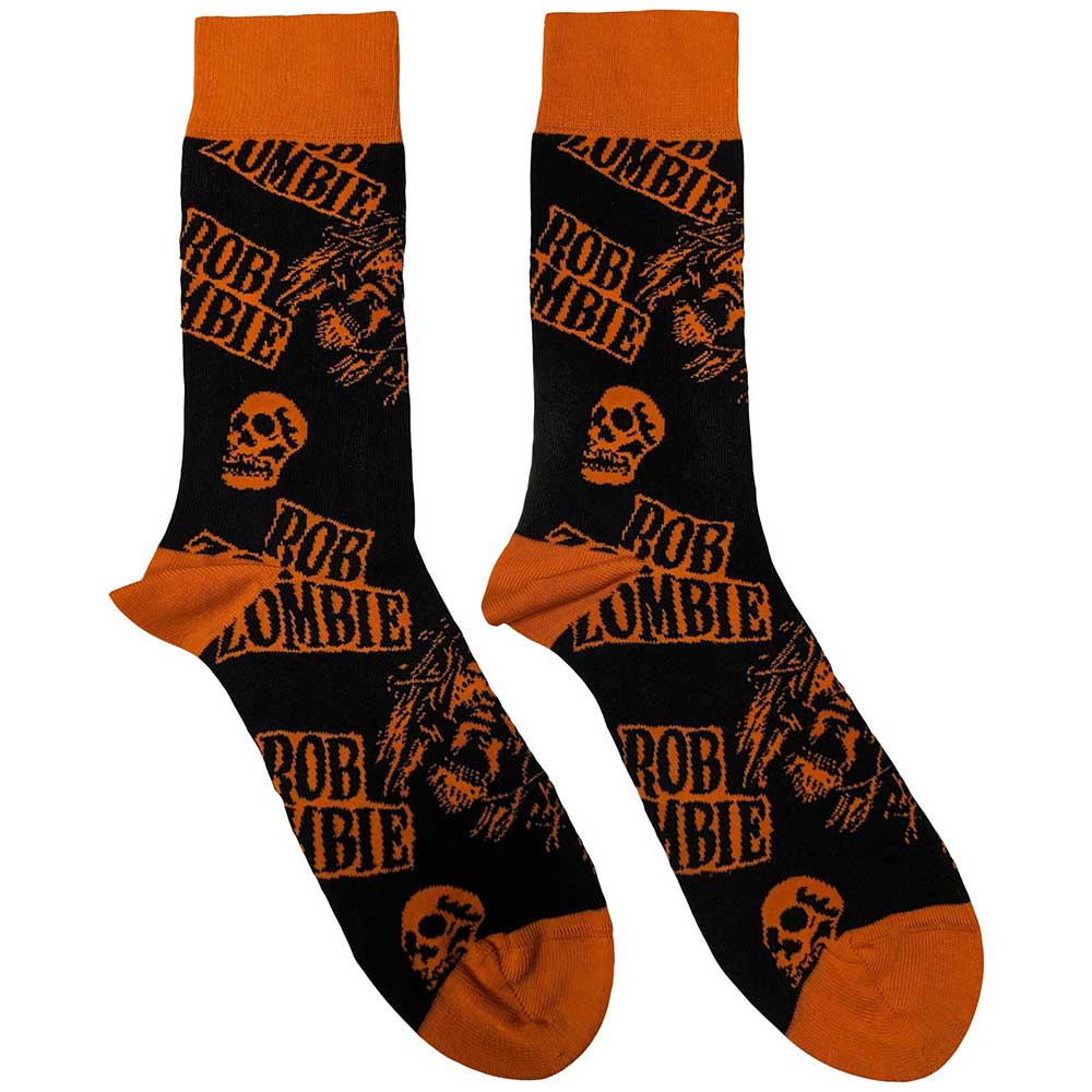 ROB ZOMBIE Skull Face Orange