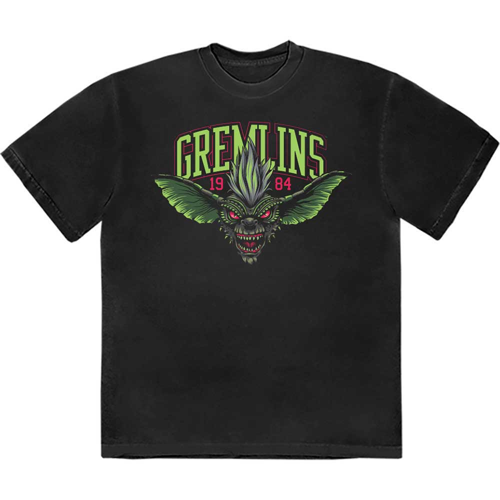 WARNER BROS Gremlins Stripe 1984 Green Logo