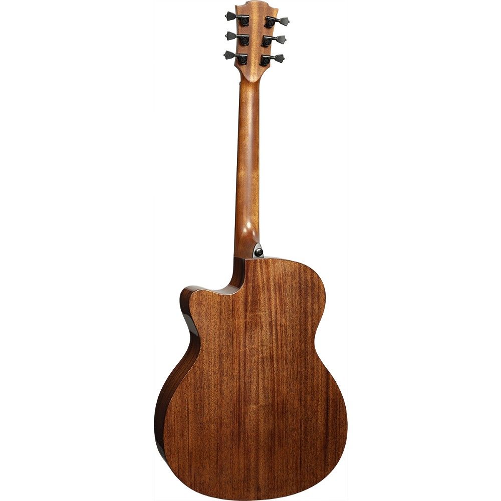 LAG Tramontane Auditorium Pan-Coupé Électro Special Edition Red Burst back LAG Tramontane Auditorium Pan-Coupé Électro Special Edition Red Burst