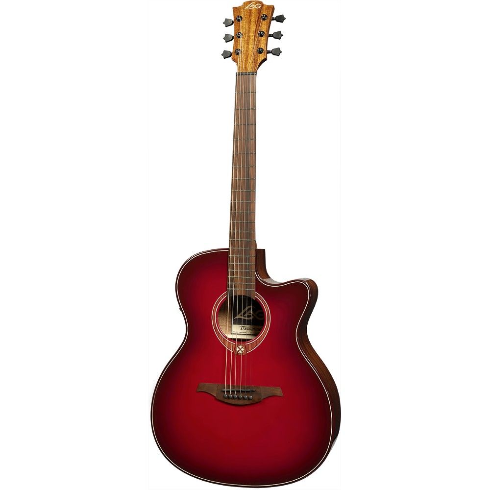LAG Tramontane Auditorium Pan-Coupé Électro Special Edition Red Burst front 2 LAG Tramontane Auditorium Pan-Coupé Électro Special Edition Red Burst