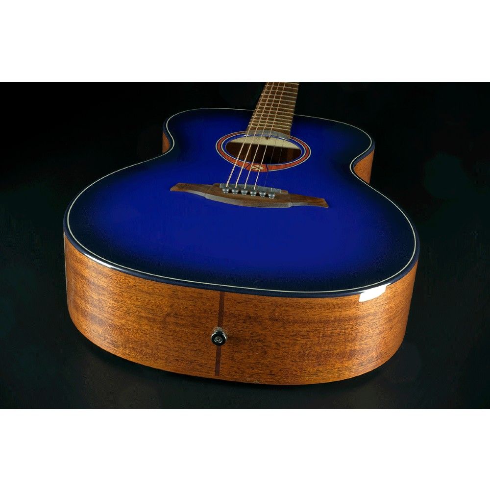 LAG Tramontane Auditorium Special Edition Blue Burst bottom LAG Tramontane Auditorium Special Edition Blue Burst
