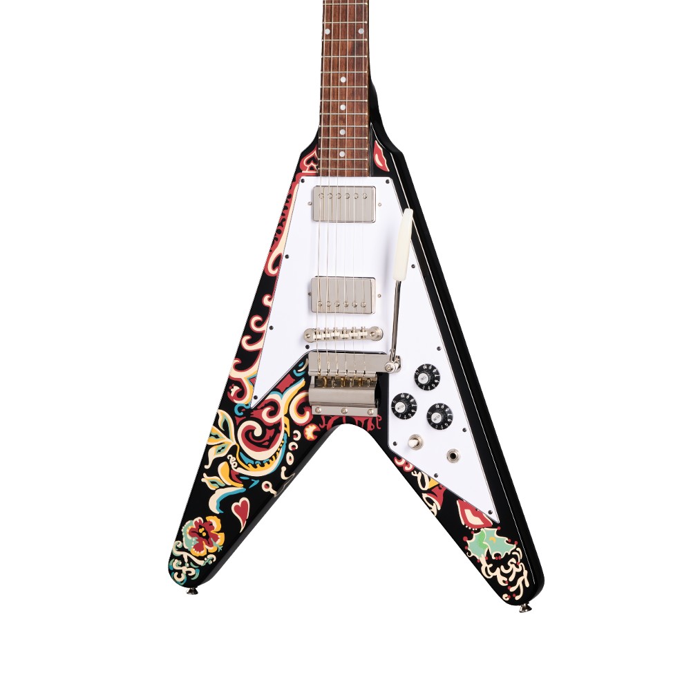 EPIPHONE Jimi Hendrix Love Drops Flying V body EPIPHONE Jimi Hendrix Love Drops Flying V