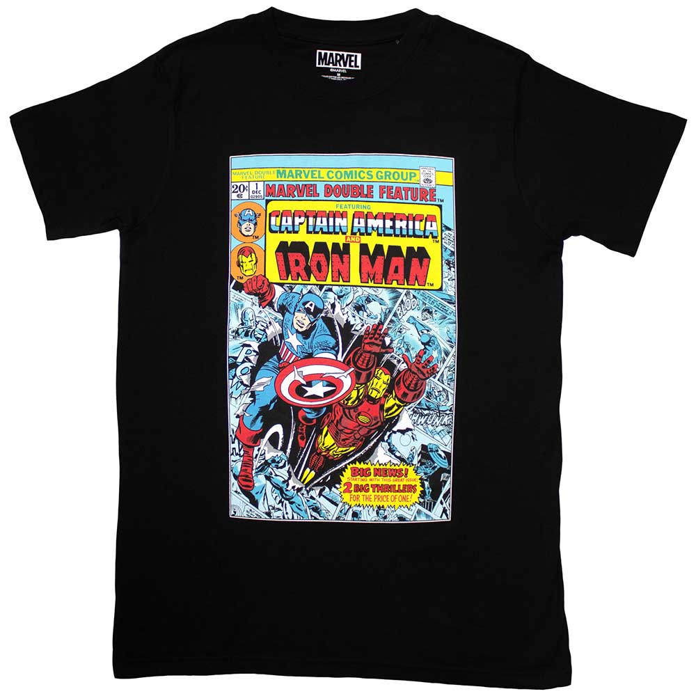 MARVEL COMICS Captain America And Iron Man Comic Cover