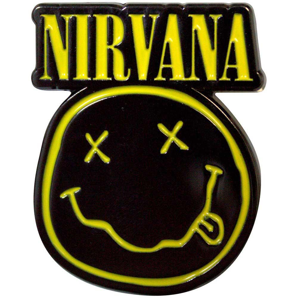 NIRVANA Logo And Happy Face Cut Out