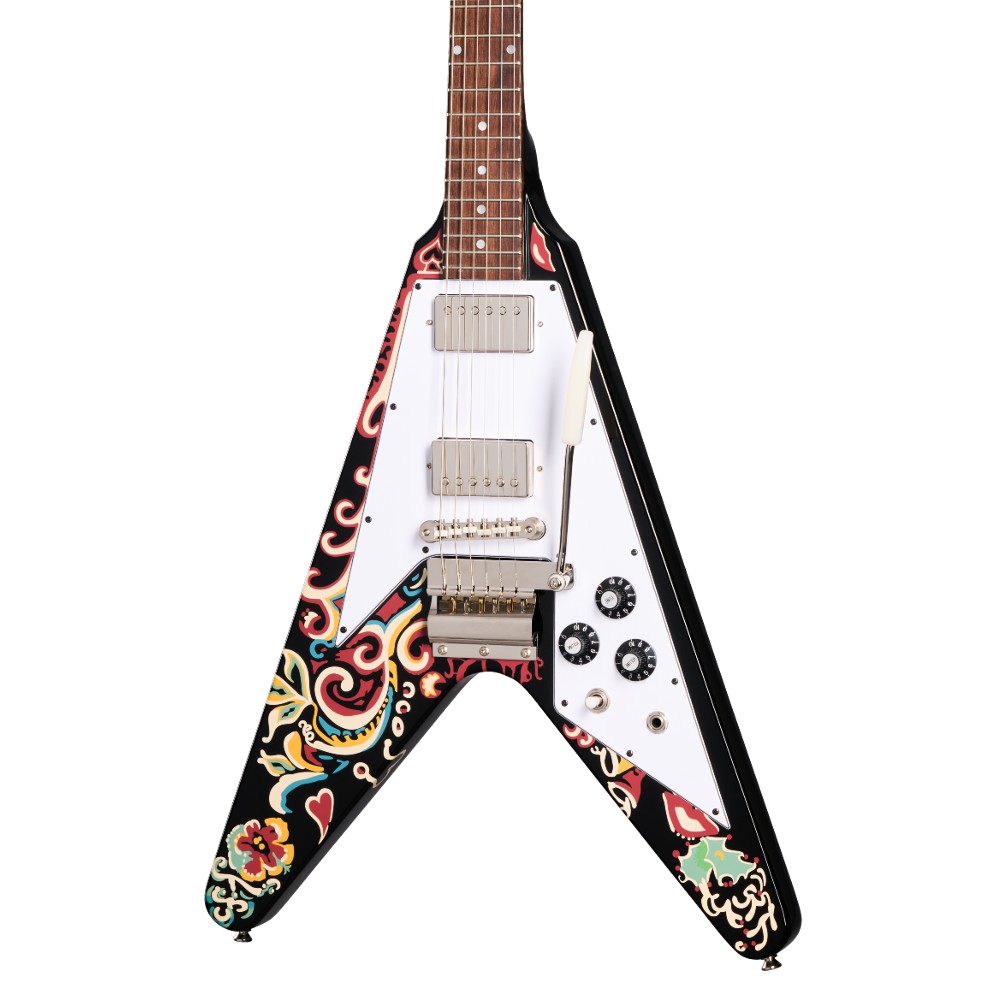 EPIPHONE Jimi Hendrix Love Drops Flying V body 1 EPIPHONE Jimi Hendrix Love Drops Flying V