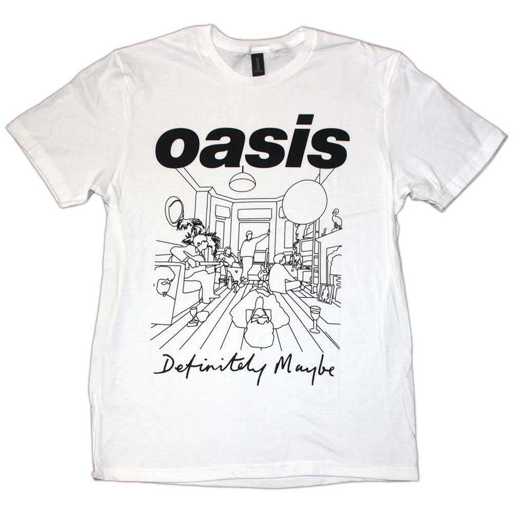 OASIS Definitely Maybe Line Drawing