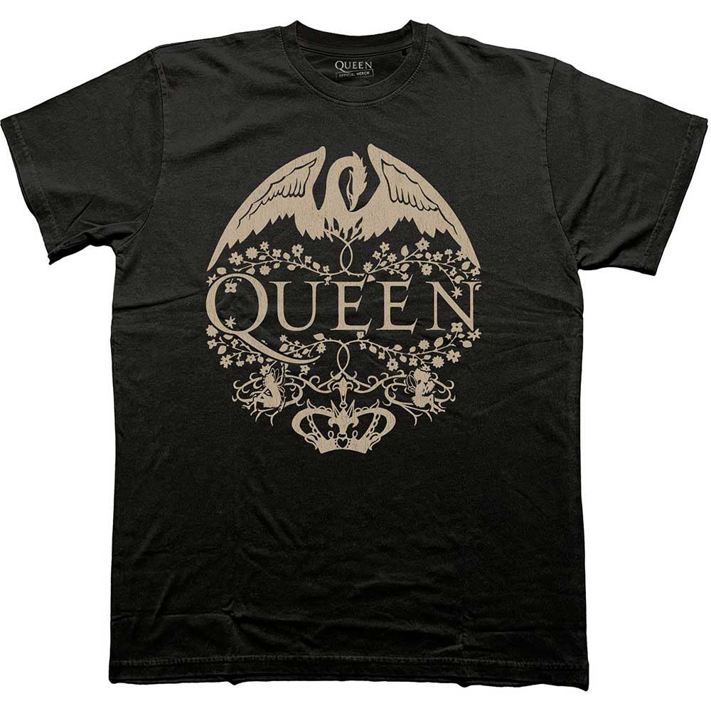 QUEEN Floral Crest Mono