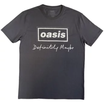 T-shirt OASIS Definitely Maybe Distressed Text Logo