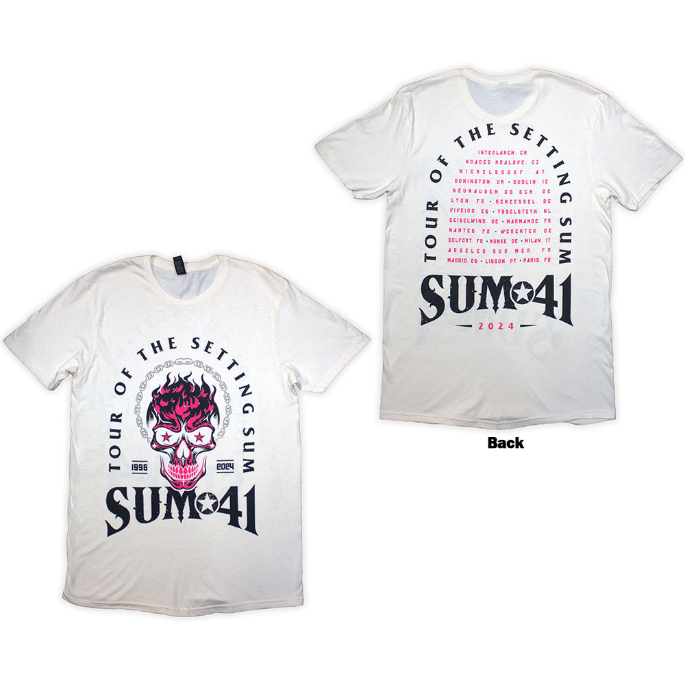 T-shirt SUM 41 Tour 24 Pink Skull T-shirt SUM 41 Tour 24 Pink Skull