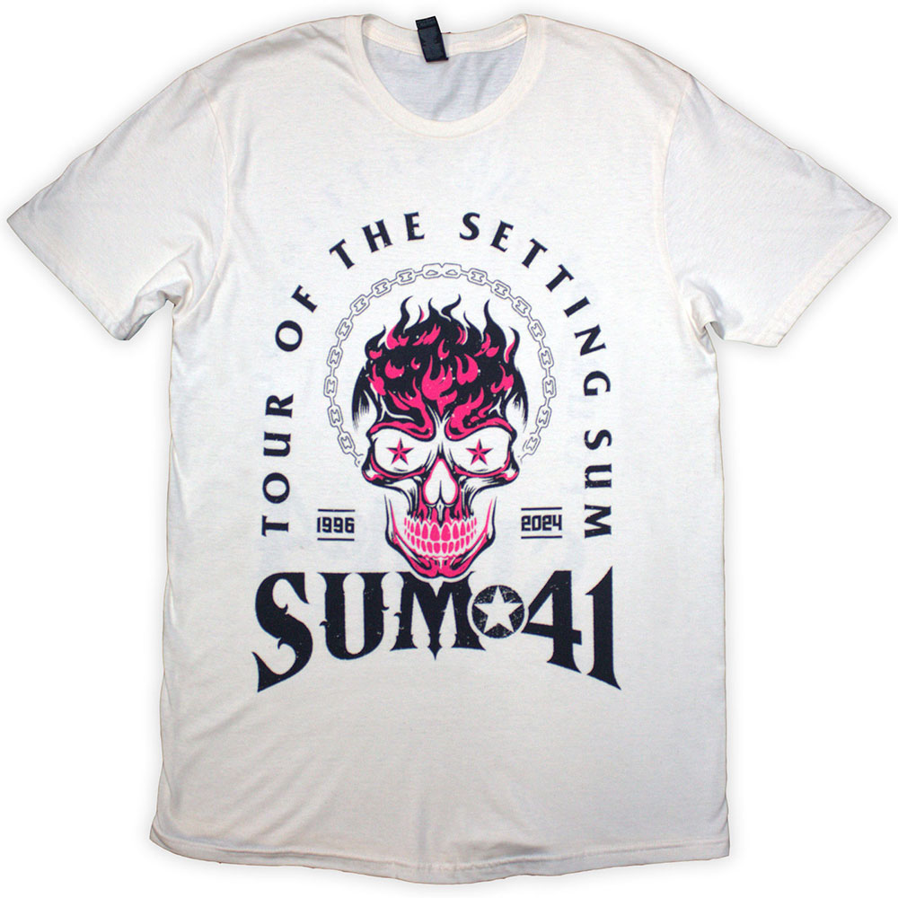 T-shirt SUM 41 Tour 24 Pink Skull