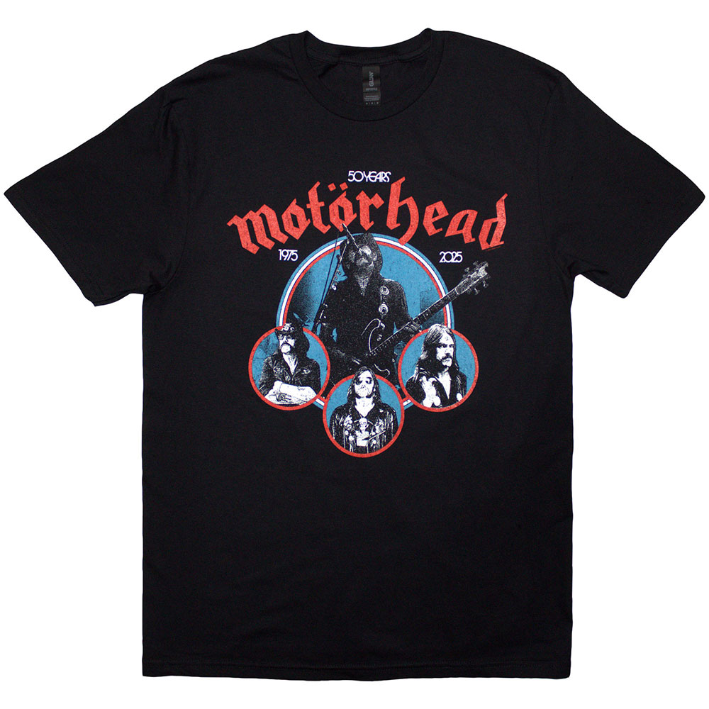 T-shirt MOTORHEAD 50 Years Lemmy Circles