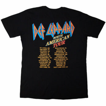 T-shirt DEF LEPPARD North American Tour