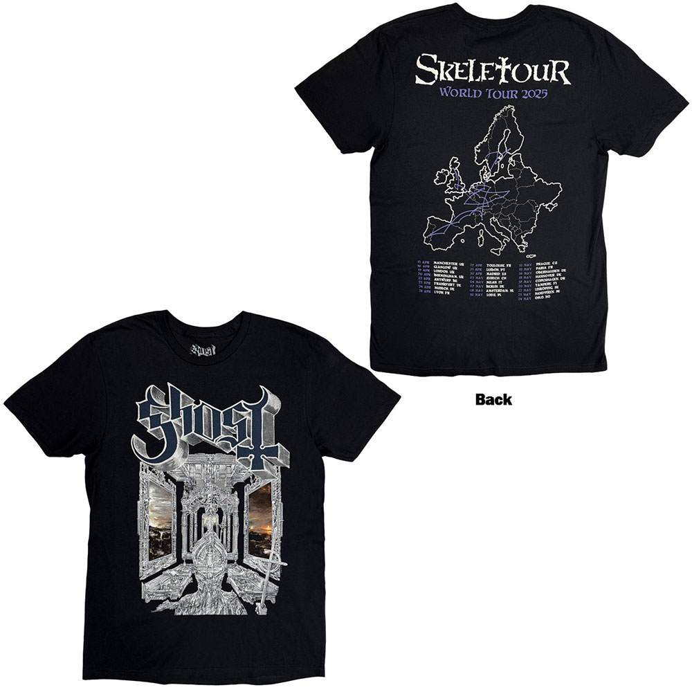 T-shirt GHOST Skeleta Album Cover '25 Tour Dates T-shirt GHOST Skeleta Album Cover '25 Tour Dates