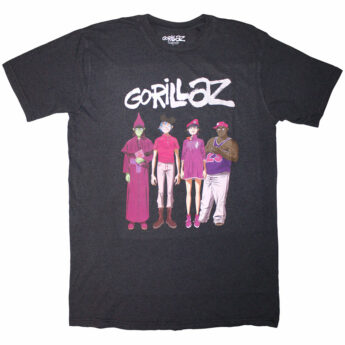 T-shirt GORILLAZ Cracker Island Standing Group