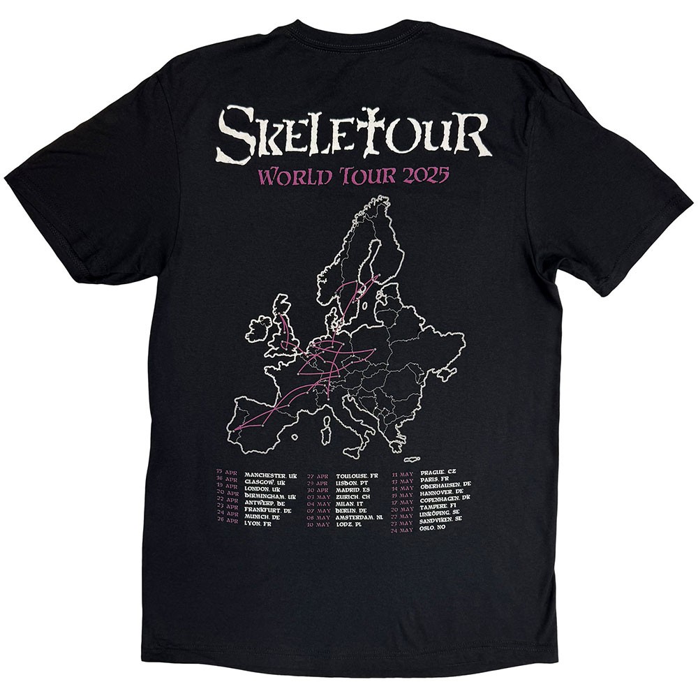 Le T-shirt GHOST Skeletour Admat '25 Tour Dates Le T-shirt GHOST Skeletour Admat '25 Tour Dates