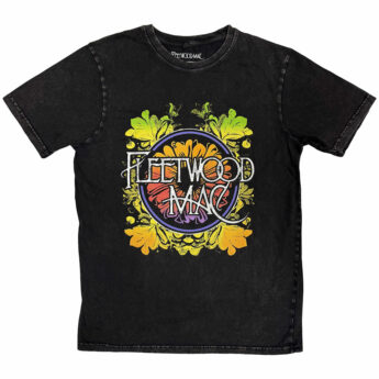 T-shirt FLEETWOOD MAC Circle Floral Logo