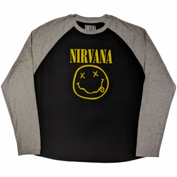 T-shirt NIRVANA Yellow Happy Face