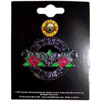 Pin's GUNS N’ ROSES Silver Circle Logo