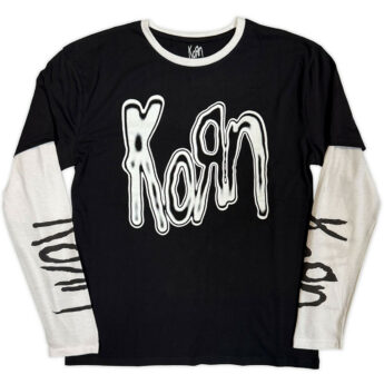 T-shirt KORN Metallic Logo