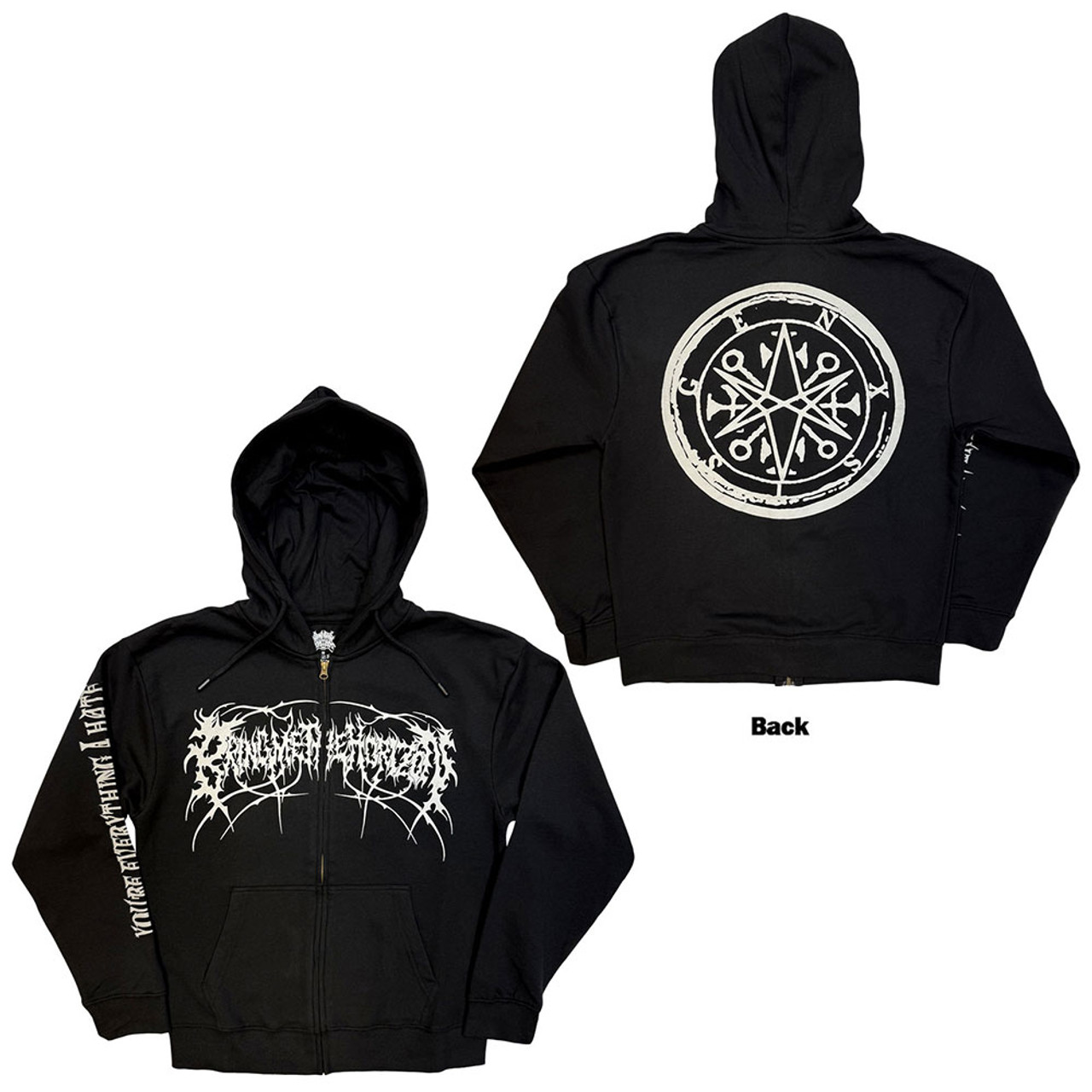 Sweat Zippé BRING ME THE HORIZON Metal Logo Genxsis Sweat Zippé BRING ME THE HORIZON Metal Logo Genxsis