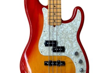 FENDER USA American Ultra Precision Bass Plasma Red Burst