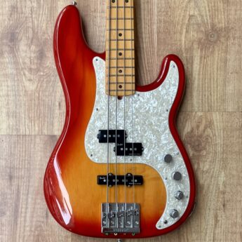 FENDER USA American Ultra Precision Bass Plasma Red Burst