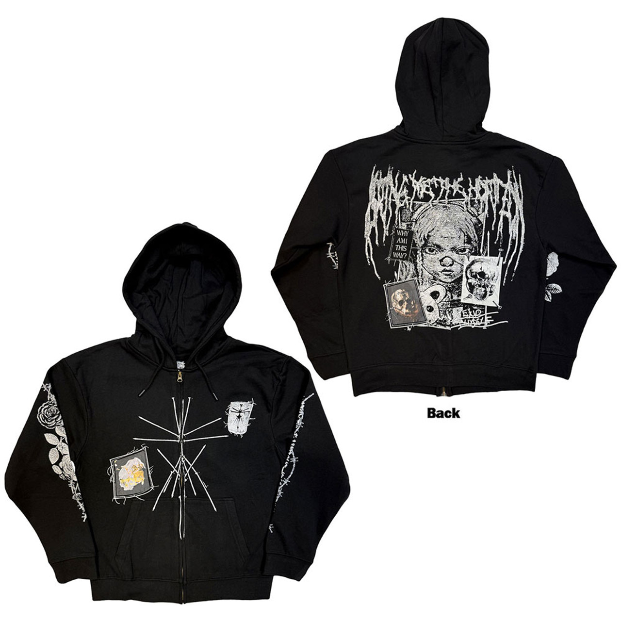 Sweat zippé BRING ME THE HORIZON Nailed Symbol Sweat zippé BRING ME THE HORIZON Nailed Symbol