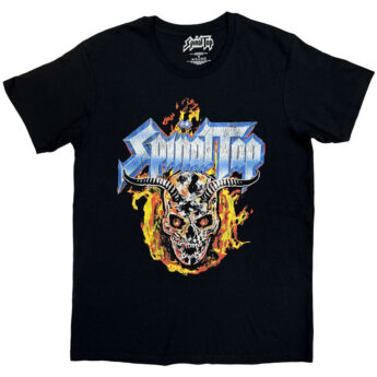 T-shirt SPINAL TAP Flame Skull