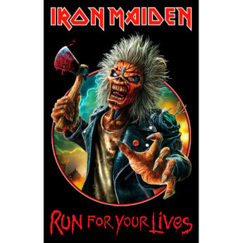 Poster Textile IRON MAIDEN Run For Your Lives
