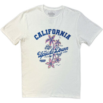 T-shirt STRANGER THINGS California Upside Down