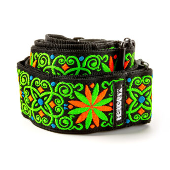 DUNLOP Jimi Hendrix Blacklight Fillmore Green Strap