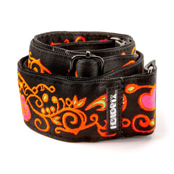 DUNLOP Jimi Hendrix Blacklight Monterey Orange Strap